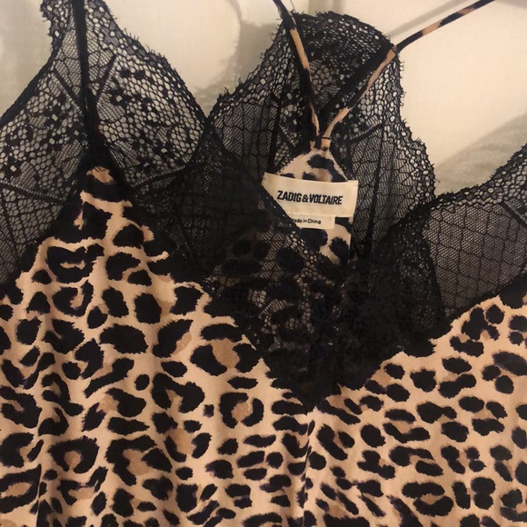 Zadig and Voltaire leopard cami top - Picture 2 of 4
